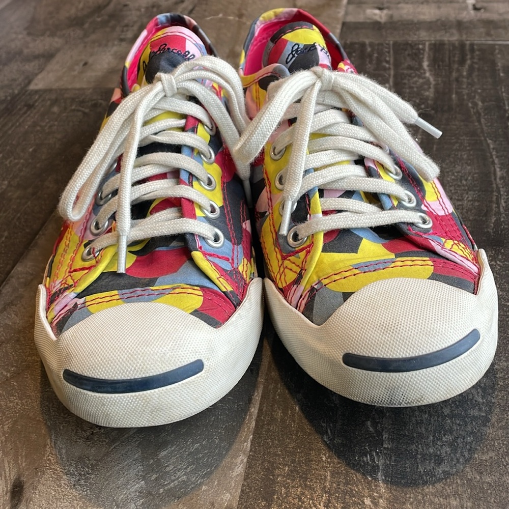 Converse Jack Purcell lace up cloth sneakers - Picture 9 of 12